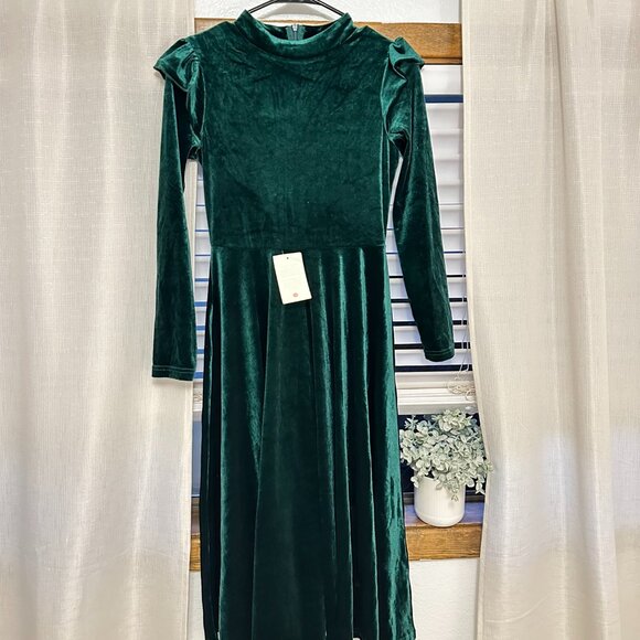 Ivy City CO - LaLaLady Dress in Emerald - Picture 3 of 5